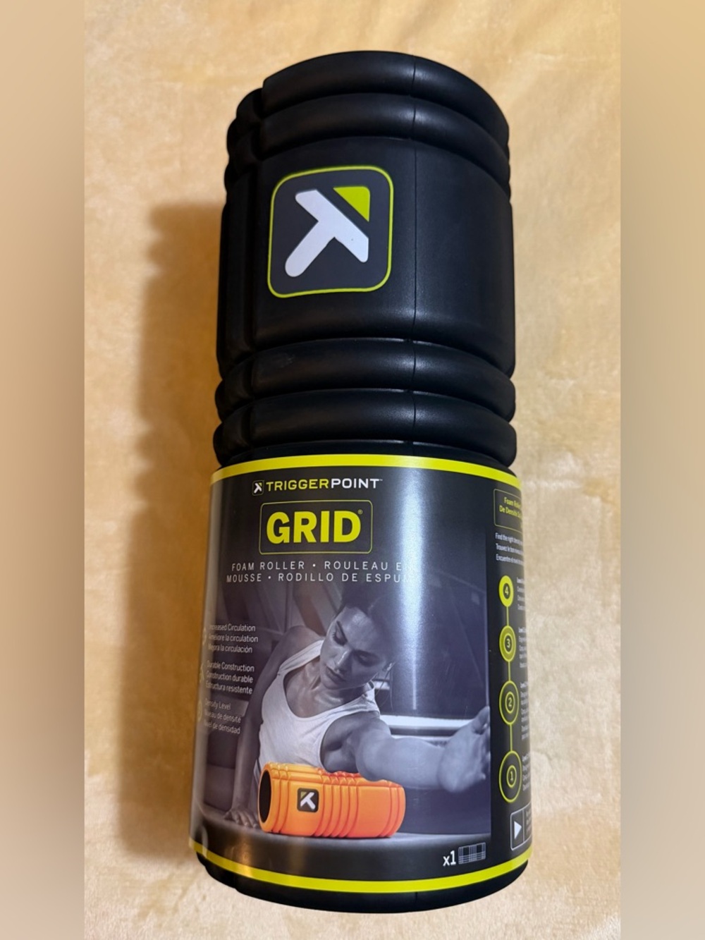 TriggerPoint Grid 1.0 Foam Roller - 13" Multi-Density Massage Roller